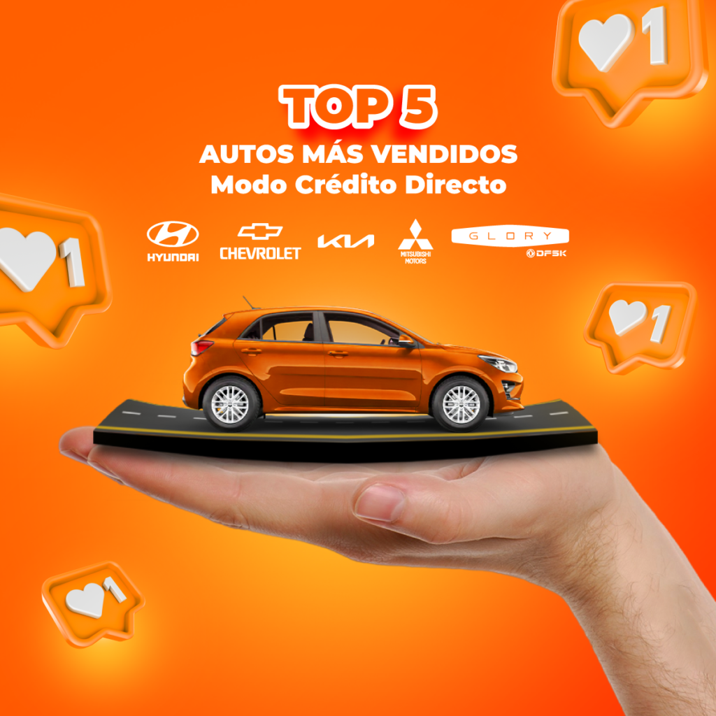 TOP DE 5 AUTO MAS VENDIDOS